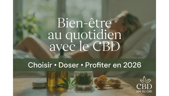 CBD et bien-être au quotidien : comment choisir, doser et profiter pleinement en 2026